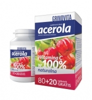 Acerola Grinovita 80+20 gratis tabletek do ssania