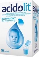 Acidolit bezsmakowy dla niemowląt 10 saszetek