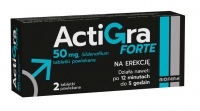 Actigra Forte 50 mg 2 tabletki