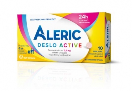 Aleric Deslo Active 2,5mg 10 tabletek