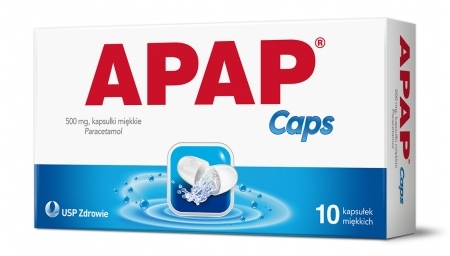 Apap Caps 0,5 g 10 kapsułek
