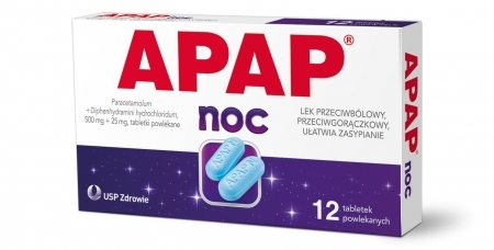 Apap Noc 12 tabletek