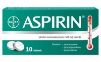 Aspirin 0.5 g 10 tabletek
