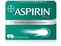 Aspirin Pro 0,5 g 20 tabletek
