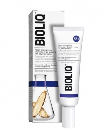 BIOLIQ 55+ Krem intensywnie liftingujący do skóry oczu, ust, szyi i dekoltu 30 ml