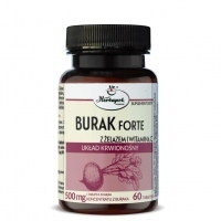 Burak Forte z żelazem i witaminą C 60 tabletek