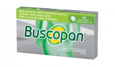 Buscopan 0,01 g 20 tabletek