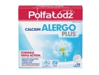 Calcium Alergo Plus smak pomarańczowy 16 tabletek musujących