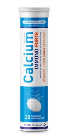 Calcium Immuno Forte 20 tabletek musujących