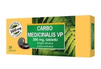Carbo medicinalis 0,3g 20 tabletek