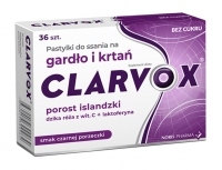 Clarvox Porzeczka 36 pastylek