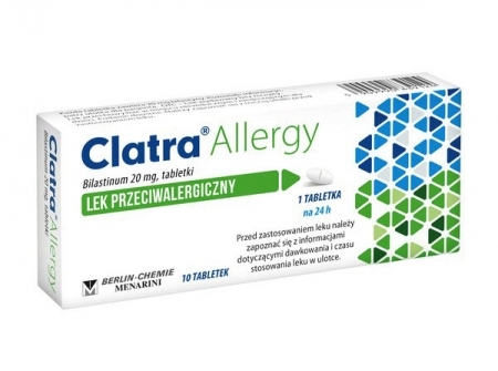 Clatra Allergy 20mg 10 tabletek