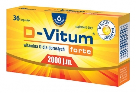 D-Vitum Forte 2000 36 kapsułek