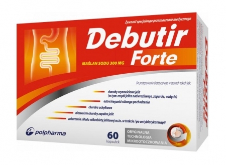 Debutir Forte 0,3 g 60 kapsułek