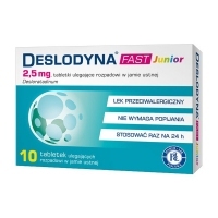 Deslodyna Fast Junior 2,5mg 10 tabletek