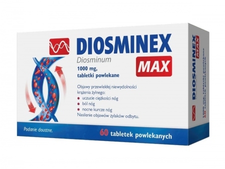 Diosminex Max 1 g 60 tabletek