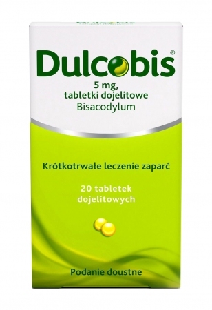 Dulcobis 5 mg 20 tabletek dojelitowych