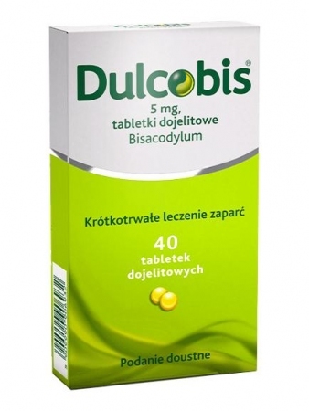 Dulcobis 5 mg 40 tabletek dojelitowych