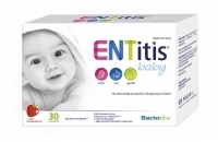 ENTitis Baby proszek do rozpuszczania w saszetkach smak truskawkowy 30 szt.