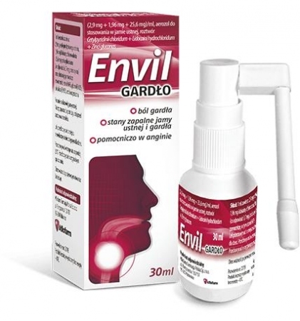 Envil gardło aerozol 30 ml
