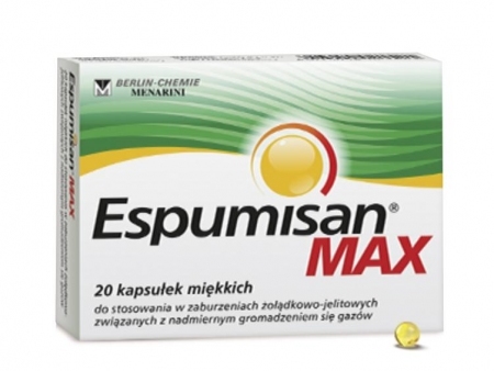 Espumisan MAX 140 mg 20 kapsułek