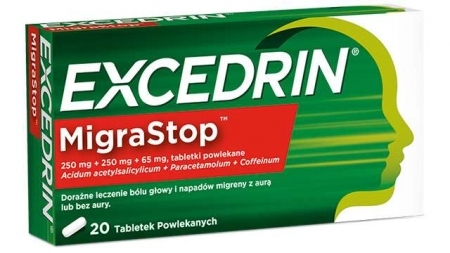 Excedrin Migra Stop 0,25g+0,25g 20 tabletek
