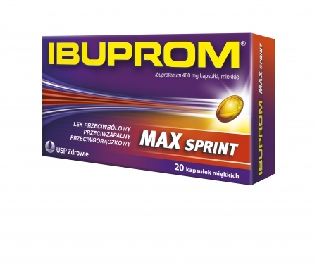 Ibuprom MAX Sprint 0,4 g 20 kapsułek