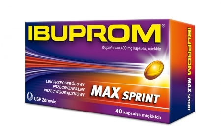 Ibuprom MAX Sprint 0,4 g 40 kapsułek