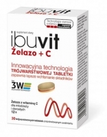 Ibuvit Żelazo + C 30 tabletek