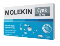 Molekin Cynk 15 mg 30 tabletek