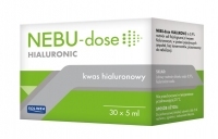 NEBU-dose Hialuronic 0,9 % roztwór soli fizjologicznej z kwasem hialuronowym 30 ampułek