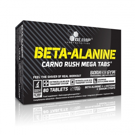 OLIMP Beta-alanine Carno Rush Mega Tabs, 80 tabletek