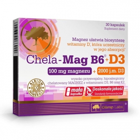 OLIMP Chela-Mag B6+D3, 30 kapsułek
