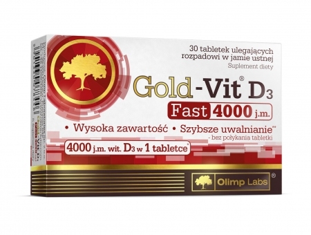 Olimp Gold-Vit D3 Fast 4000 30 tabletek