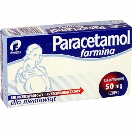 Paracetamol 0,05 g 10 czopków