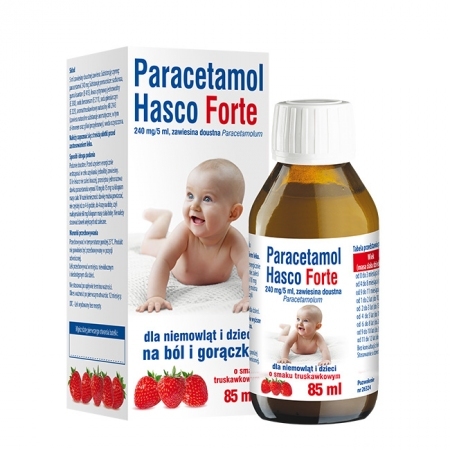 Paracetamol Hasco Forte 240 mg/5 ml zawiesina doutna 85 ml