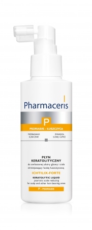 PHARMACERIS P ICHTILIX-FORTE Płyn keratolityczny zmniejszający łuskę łuszczycową 125 ml