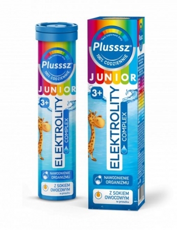 Plusssz Junior Elektrolity Complex 20 tabletek musujących