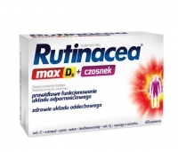 Rutinacea Max D3 + Czosnek 60 tabletek