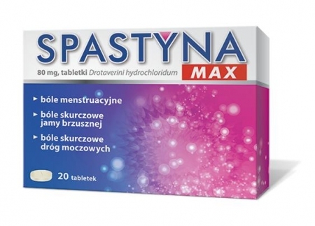 Spastyna MAX 0,08 g 20 tabletek