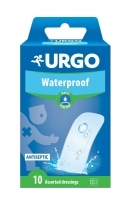 URGO Waterproof plastry opatrunkowe, 2 rozmiary, 10 sztuk