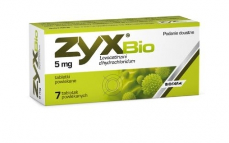 Zyx Bio 5 mg 7 tabletek powlekanych